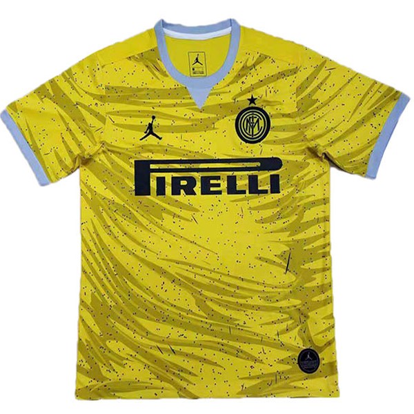 JORDAN Tailandia Camiseta Inter 2ª 2019-2020 Amarillo